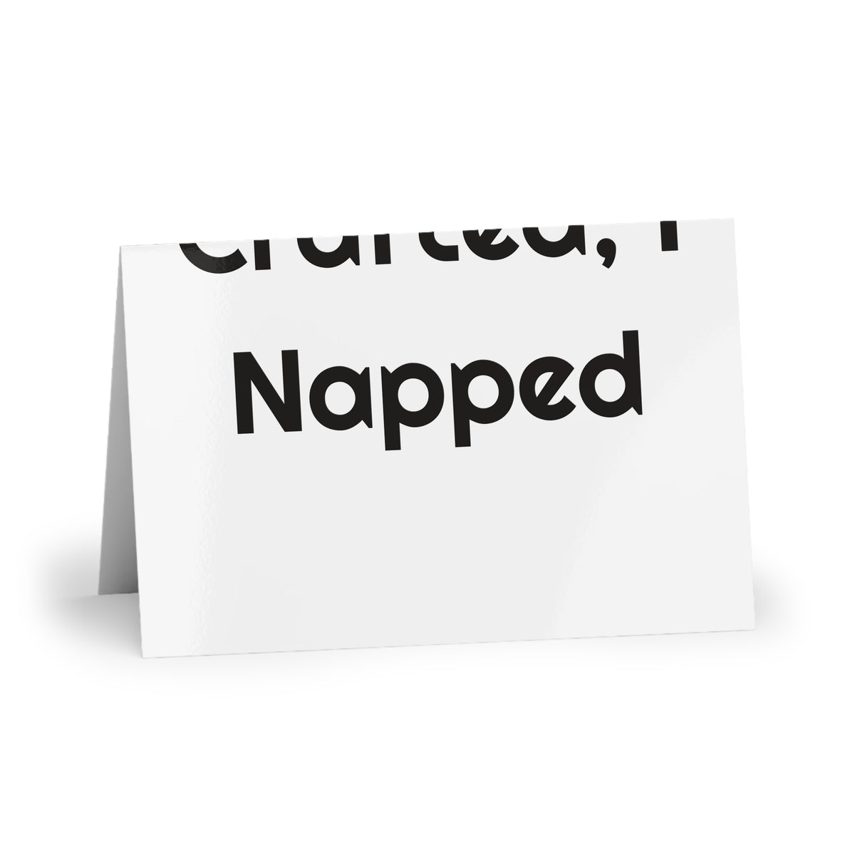 I Came, I Crafted I Napped for Makers greeting card – original NewGiftDay design, view 7