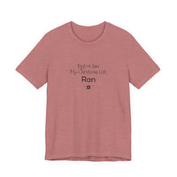 Bigfoot Christmas List T-shirt – original NewGiftDay design, view 9
