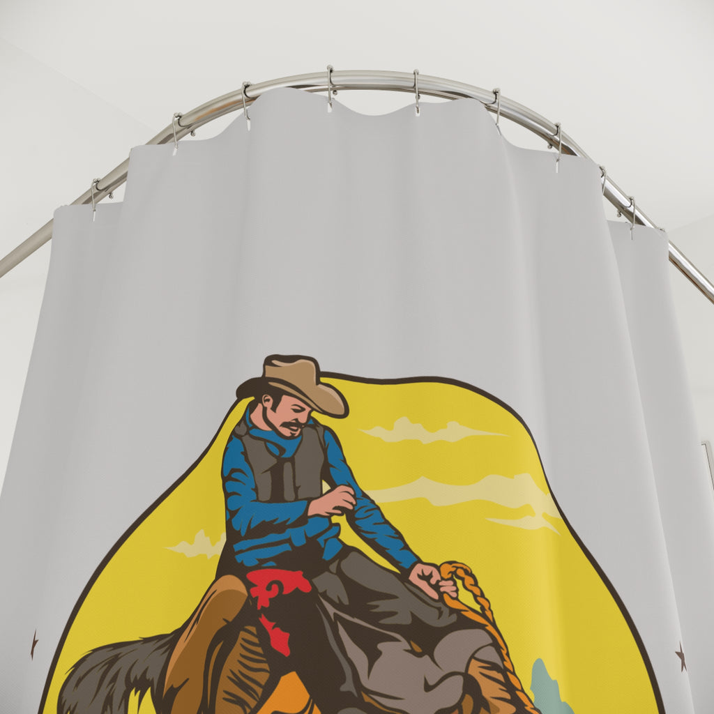 Bucking Bronc Rodeo Shower Curtain Gift: Western Grit for Adventurous Homes