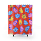 Pop Art Seashell Shower Curtain Gift: Coastal Whimsy for Bold Homes