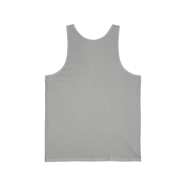 Bigfoot Christmas List Unisex Jersey Tank tank top in athletic-heather – original NewGiftDay design