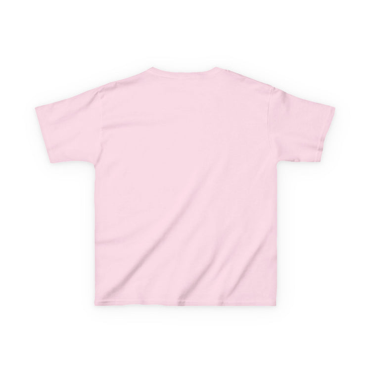 Fun Ghost Letter for Little Spooksters kids tee in light-pink – original NewGiftDay design