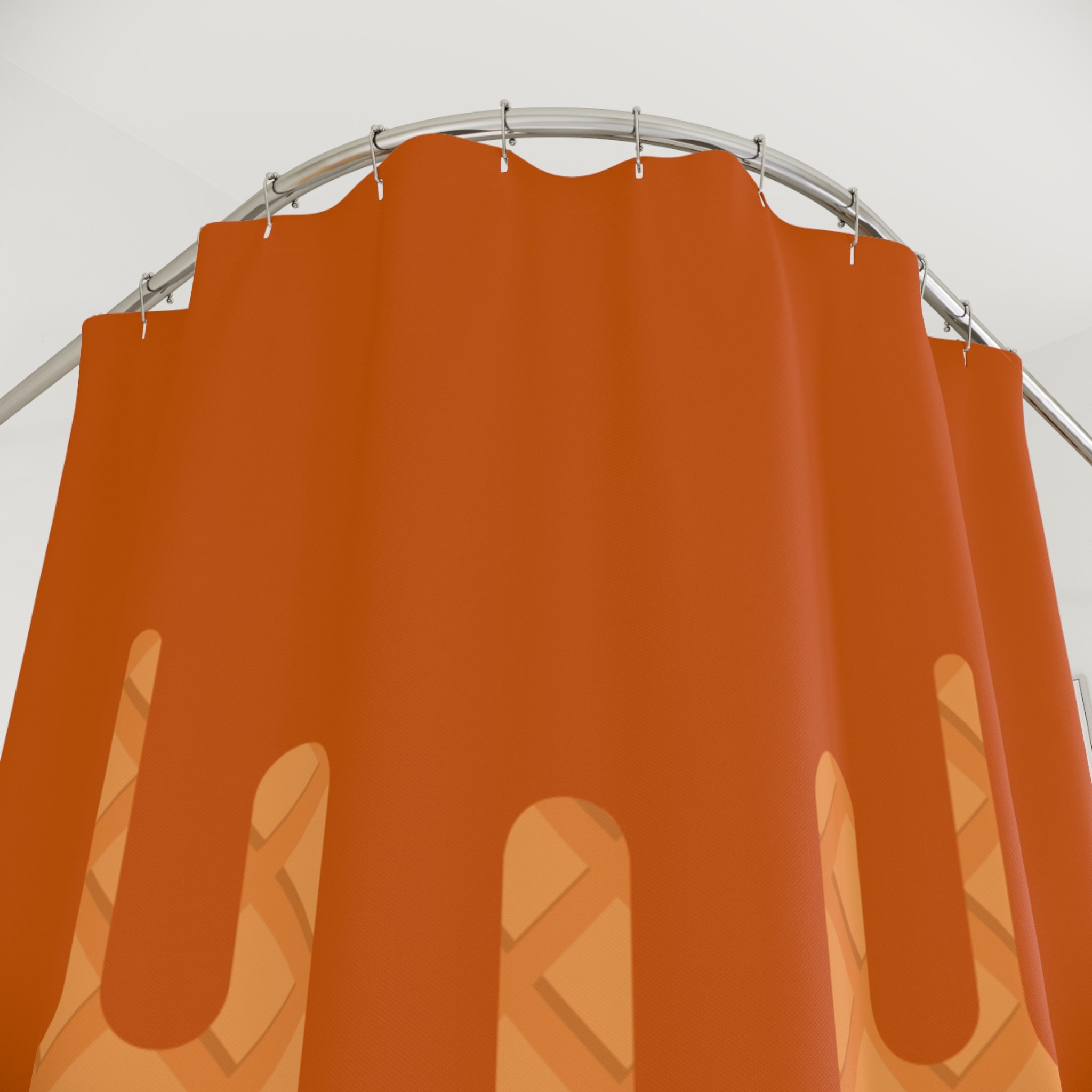 Waffle Cone Caramel Drip Shower Curtain Gift: Sweet Novelty for Foodie Homes