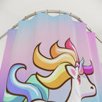 Rainbow Unicorn Fantasy Shower Curtain Gift: Whimsical Magic for Dreamer Homes