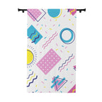 90s Style Geometric Pattern Blackout Window Curtain