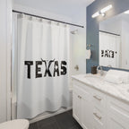 Distressed Texas Longhorn Shower Curtain Gift: Lone Star Pride for Rustic Homes