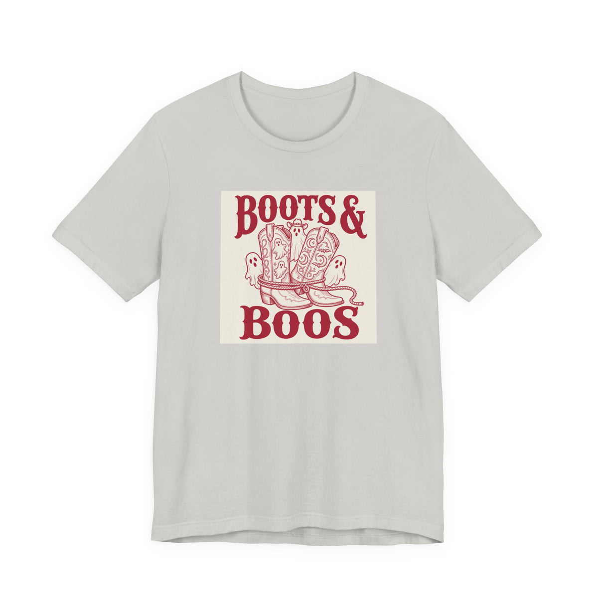 Western Boots Boo Crew T-shirt – original NewGiftDay design, view 6