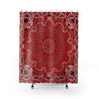 Bandana Medallion Shower Curtain Gift: Rustic Romance for Bold Homes