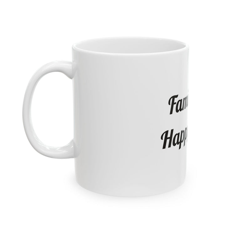 Family Ties Happy Hearts Ceramic Coffee for Cozy Morning Chats mug – original NewGiftDay design, view 3