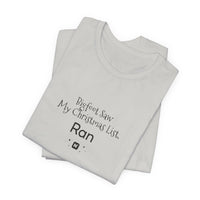 Bigfoot Christmas List T-shirt – original NewGiftDay design, view 122