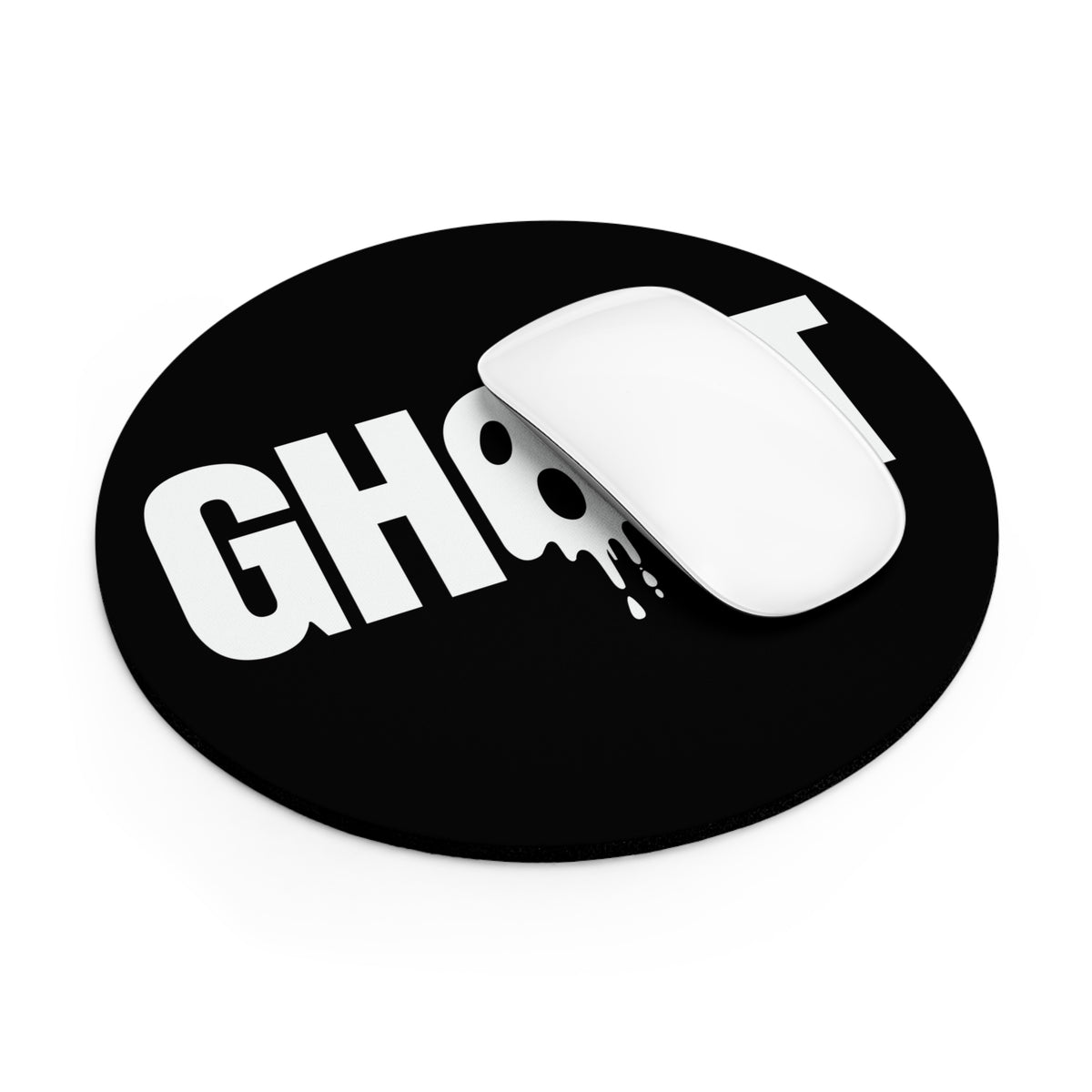 Dripping Ghost Lettering for Spooky Desks mouse pad – original NewGiftDay design, view 4