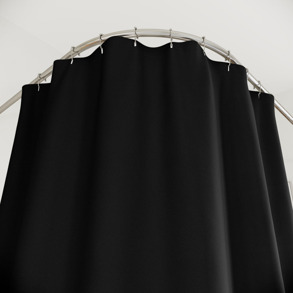 Minimalist Skull Accent Shower Curtain Gift: Edgy Simplicity for Modern Homes