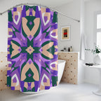 Abstract Geometric Mandala Shower Curtain Gift: Zen Art for Serene Homes
