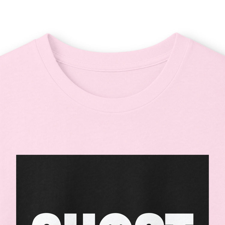 Dripping Ghost Face long sleeve tee in light-pink – original NewGiftDay design