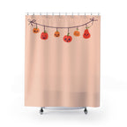Hanging Jack-o'-Lantern String Shower Curtain Gift: Festive Fall Fun for Cozy Homes