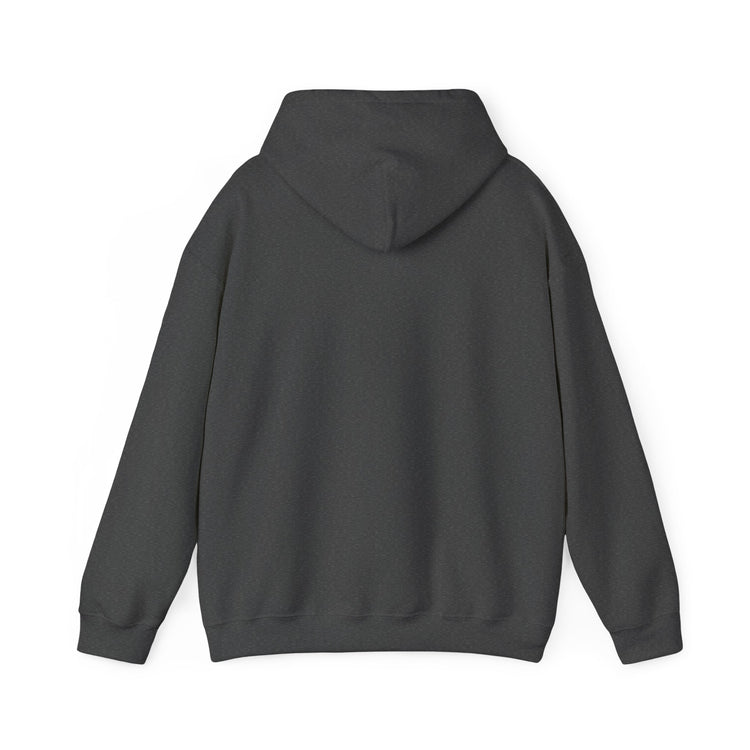 Bigfoot Christmas List™ Hooded sweatshirt in dark-heather – original NewGiftDay design