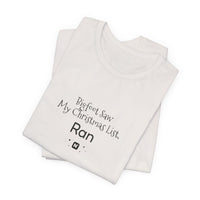 Bigfoot Christmas List T-shirt – original NewGiftDay design, view 119