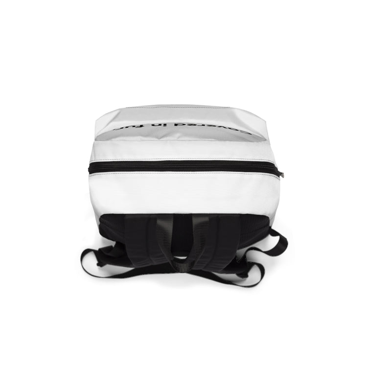 Covered in fur still cuddling Printed for Everyday Adventures backpack – original NewGiftDay design, view 4