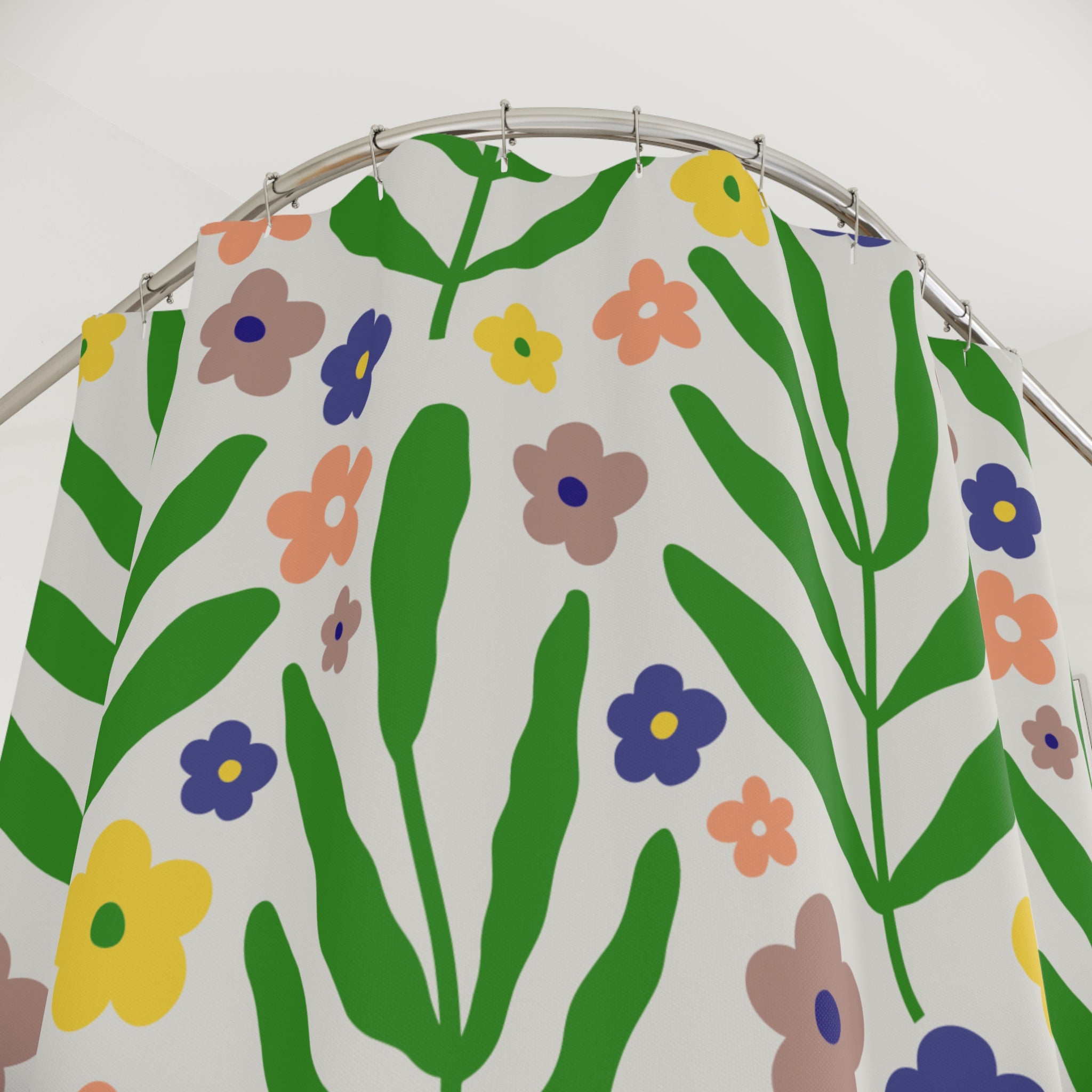 Whimsical Botanical Shower Curtain Gift: Organic Comfort for Nature Lovers