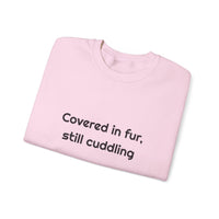 Covered in fur still cuddling DTG Printed for Cozy Pet Fans sweatshirt – original NewGiftDay design, view 19