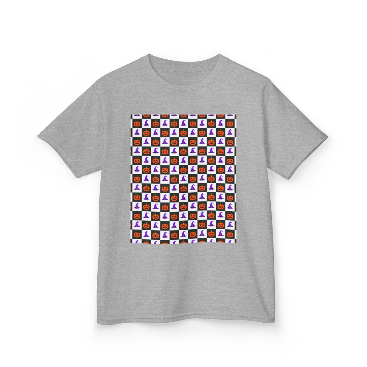 Jack-O'-Lantern Parade Kids Heavy Cotton™ kids tee – original NewGiftDay design, view 9