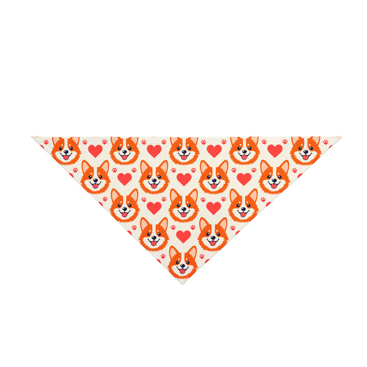 Corgi Hearts pet bandana – original NewGiftDay design