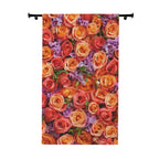 Pretty Roses Squished Together Blackout Window Curtain