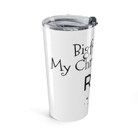 Bigfoot Christmas List 20oz tumbler – original NewGiftDay design, view 3