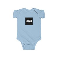 Tiny Ghost Lettering for Fall baby bodysuit – original NewGiftDay design, view 3