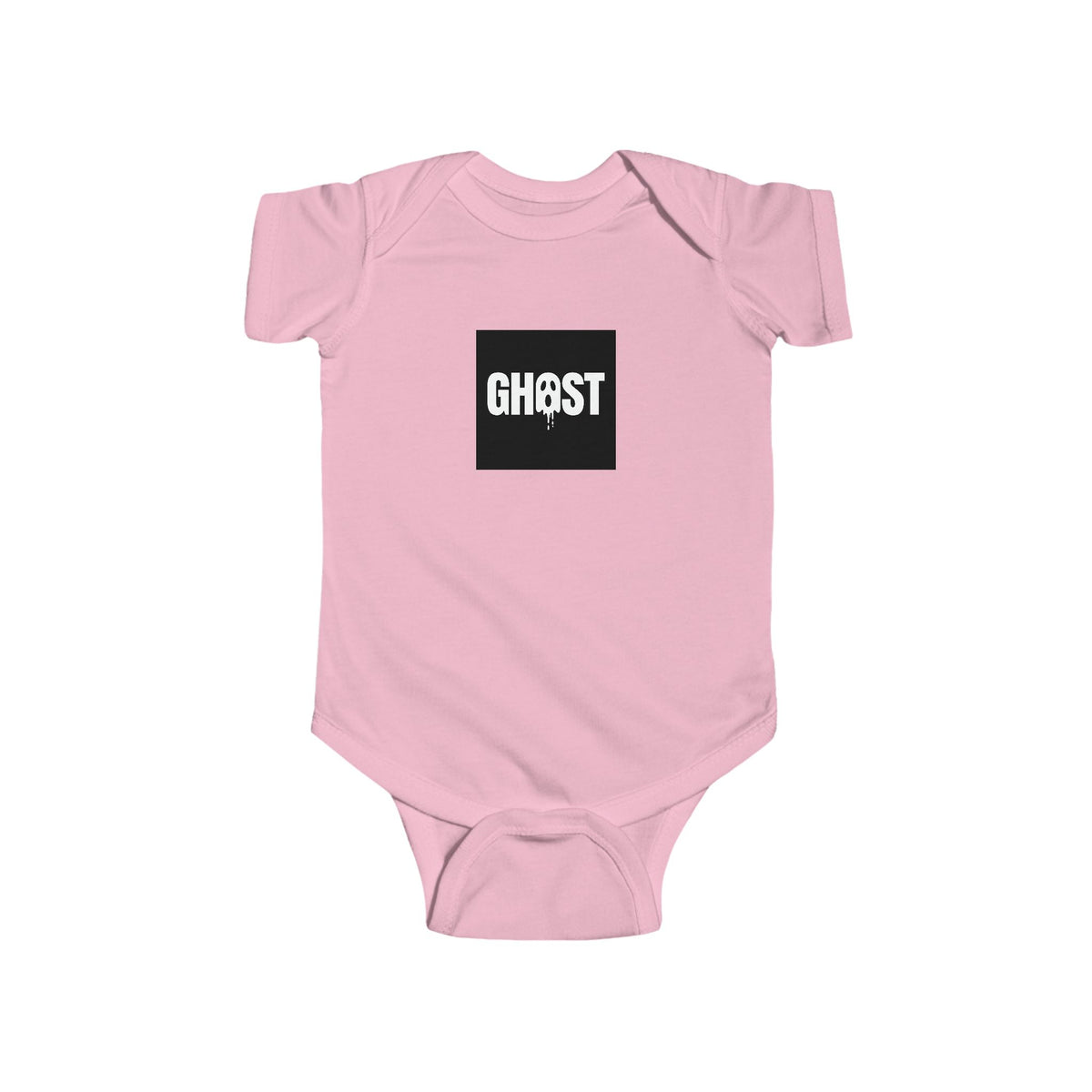 Tiny Ghost Drip for Halloween Photos baby bodysuit – original NewGiftDay design, view 4