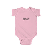 Covered in fur still cuddling Printed for Tiny Pet Lovers baby bodysuit – original NewGiftDay design, view 4
