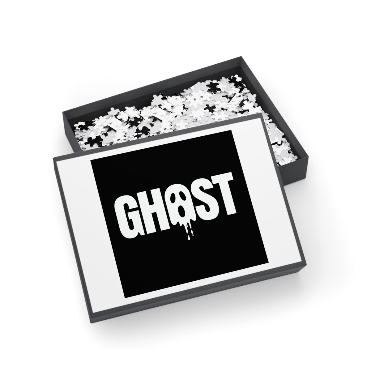 Dripping Ghost Lettering Halloween for Cozy Nights puzzle – original NewGiftDay design, view 3
