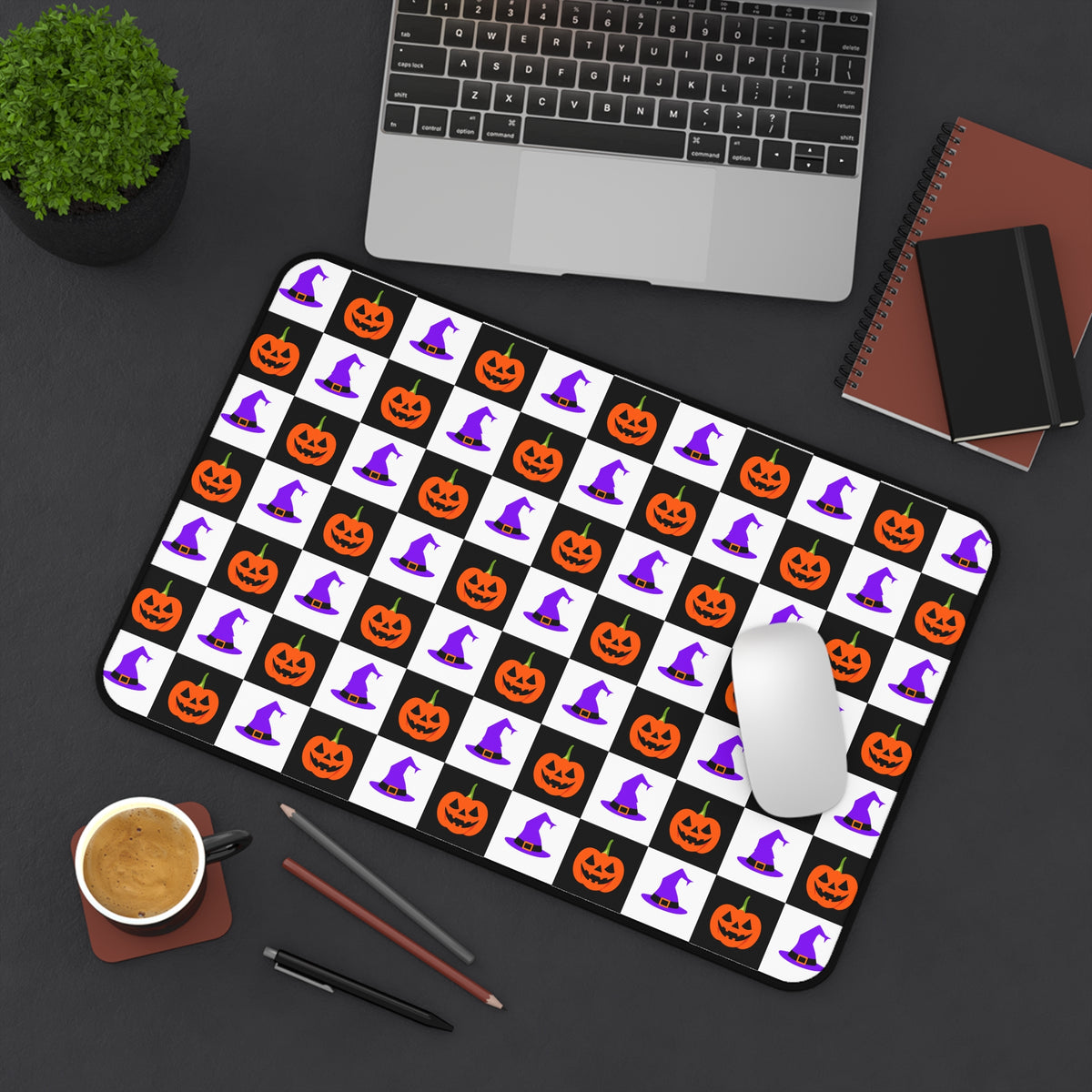 Jack-O'-Lantern Parade desk mat – original NewGiftDay design, view 4