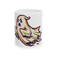 Wavy Ghost Sip Halloween Coffee mug – original NewGiftDay design