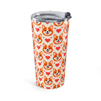 Corgi Hearts 20oz tumbler – original NewGiftDay design, view 3