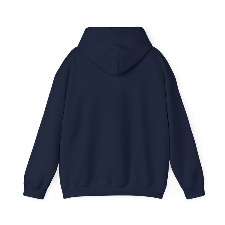 Bigfoot Christmas List™ Hooded sweatshirt in navy – original NewGiftDay design