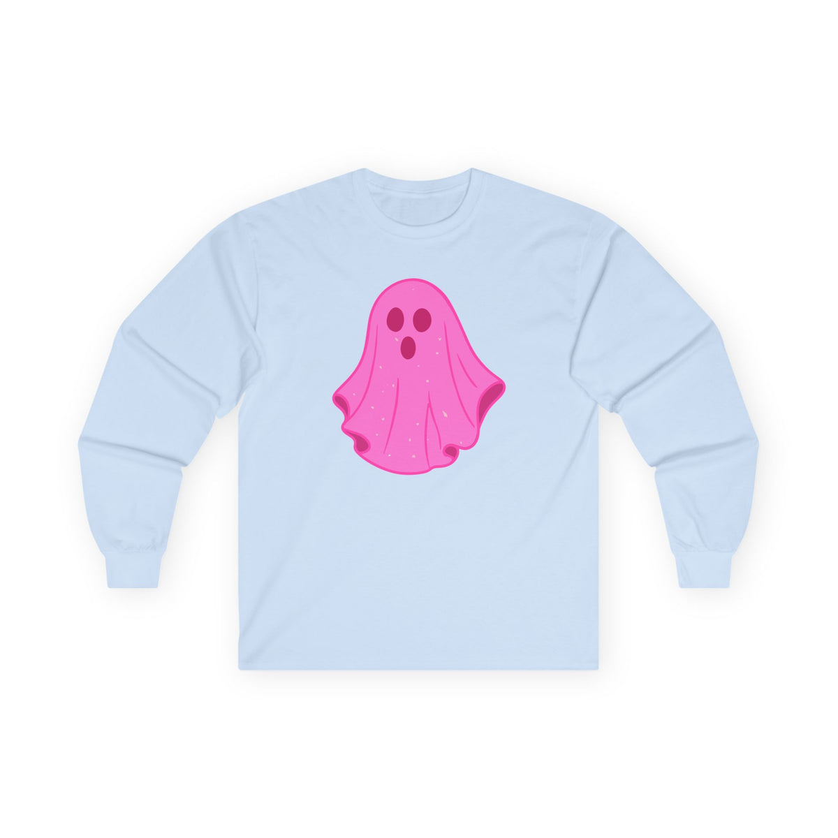 Pink Ghost Parade long sleeve tee – original NewGiftDay design, view 4