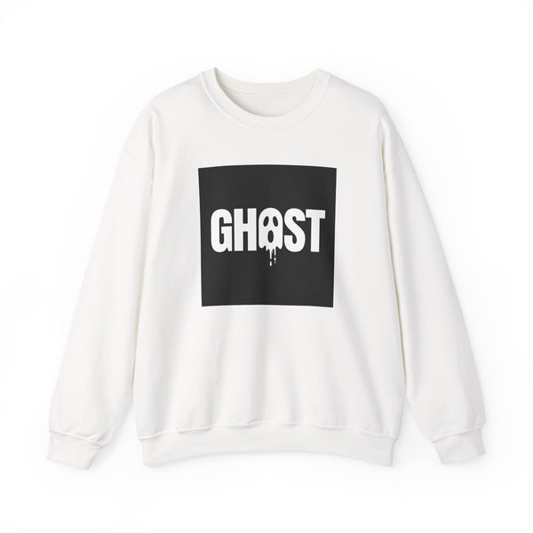 Minimal Ghost Lettering Sweatshirt for Fall design