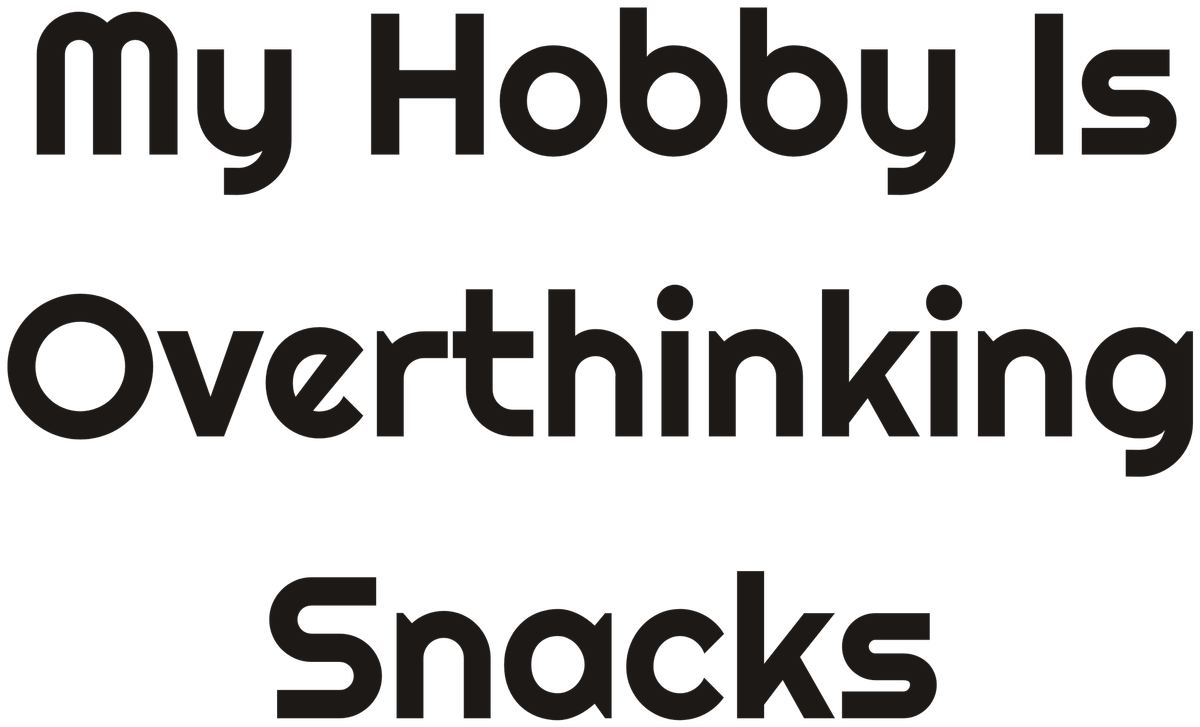 My Hobby Is Overthinking Snacks Padded Laptop Sleeve for Carry Days design