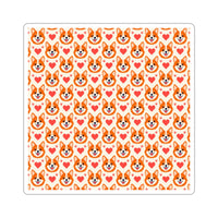 Corgi Hearts Kiss-Cuts sticker – original NewGiftDay design
