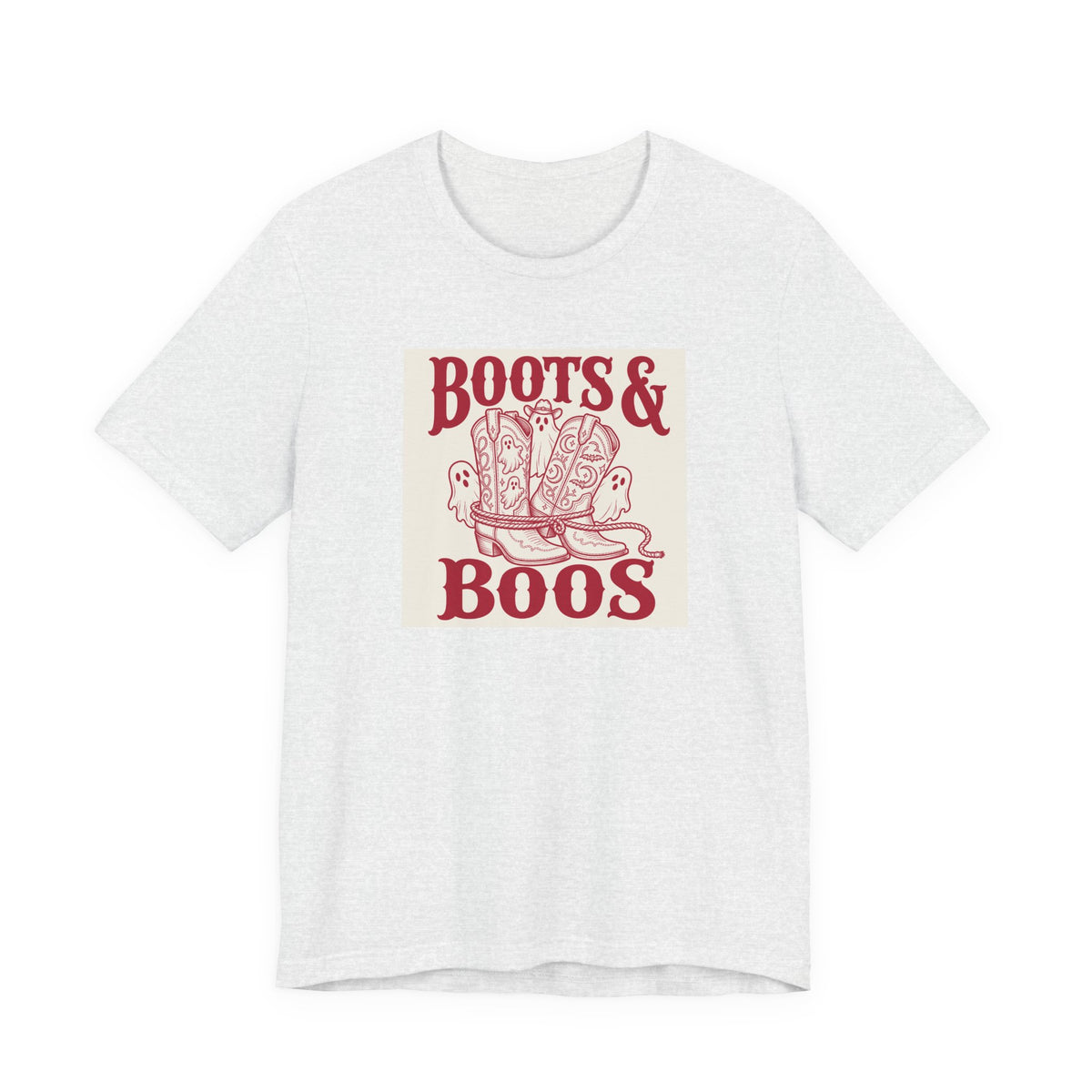 Western Boots Boo Crew T-shirt – original NewGiftDay design, view 2