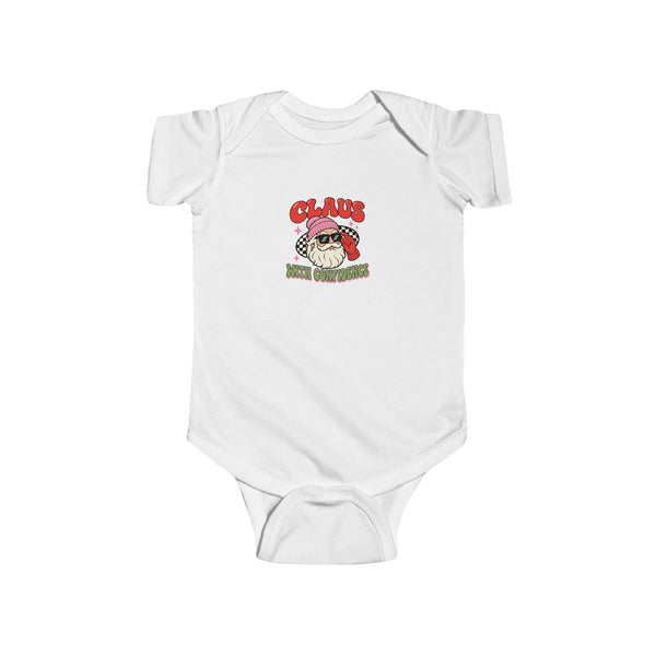 Claus With Confidence Infant Fine Jersey Bodysuit design