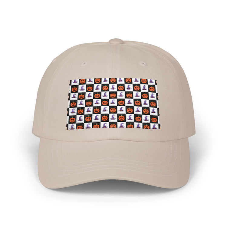 Jack-O'-Lantern Parade Classic Dad Cap hats in stone – original NewGiftDay design