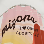 Arizona Cactus Sunset Shower Curtain Gift: Witty Southwestern Art for Desert Homes