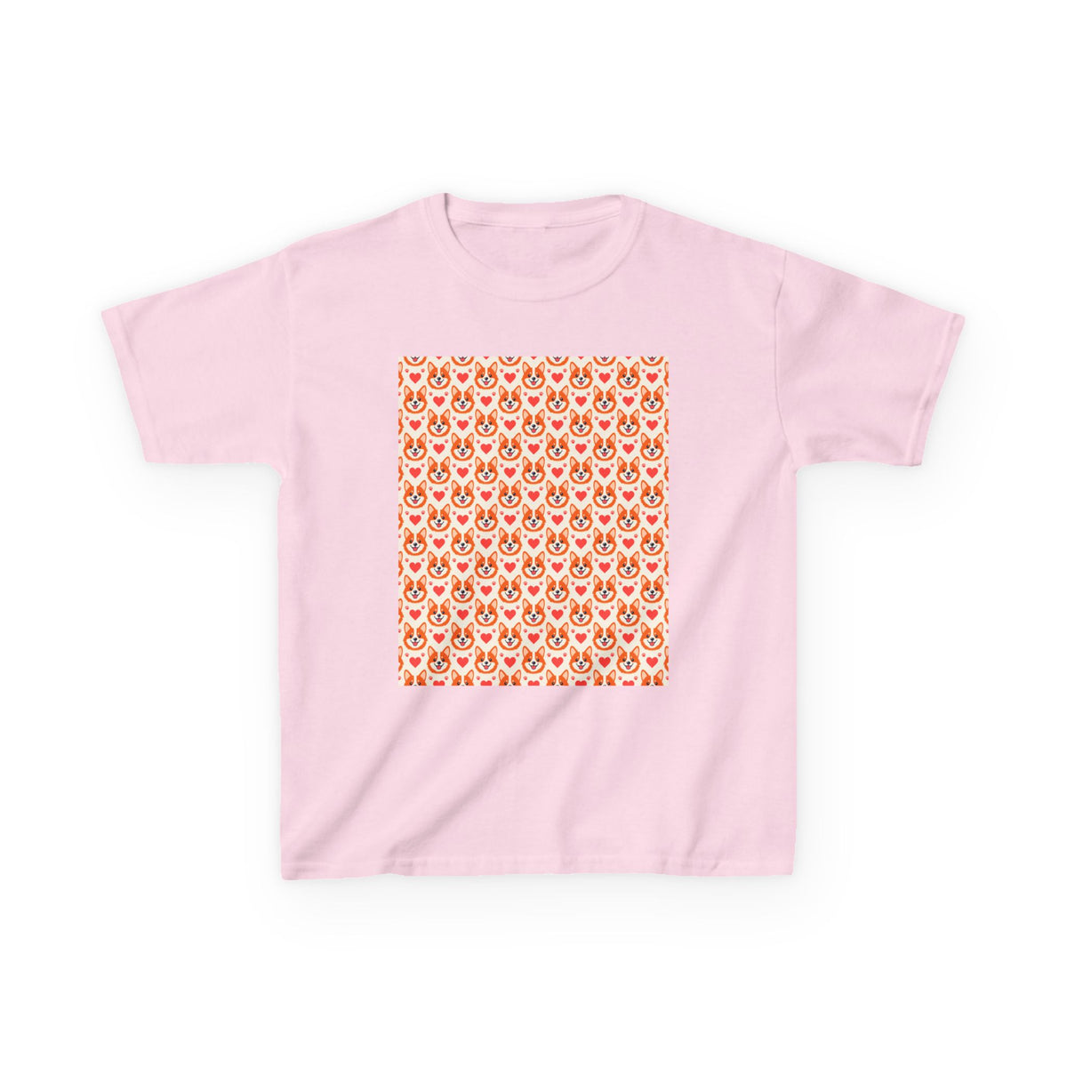 Corgi Hearts Kids Heavy Cotton™ kids tee – original NewGiftDay design, view 4