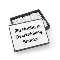My Hobby Is Overthinking Snacks Jigsaw for Cozy Game Nights puzzle – original NewGiftDay design, view 3