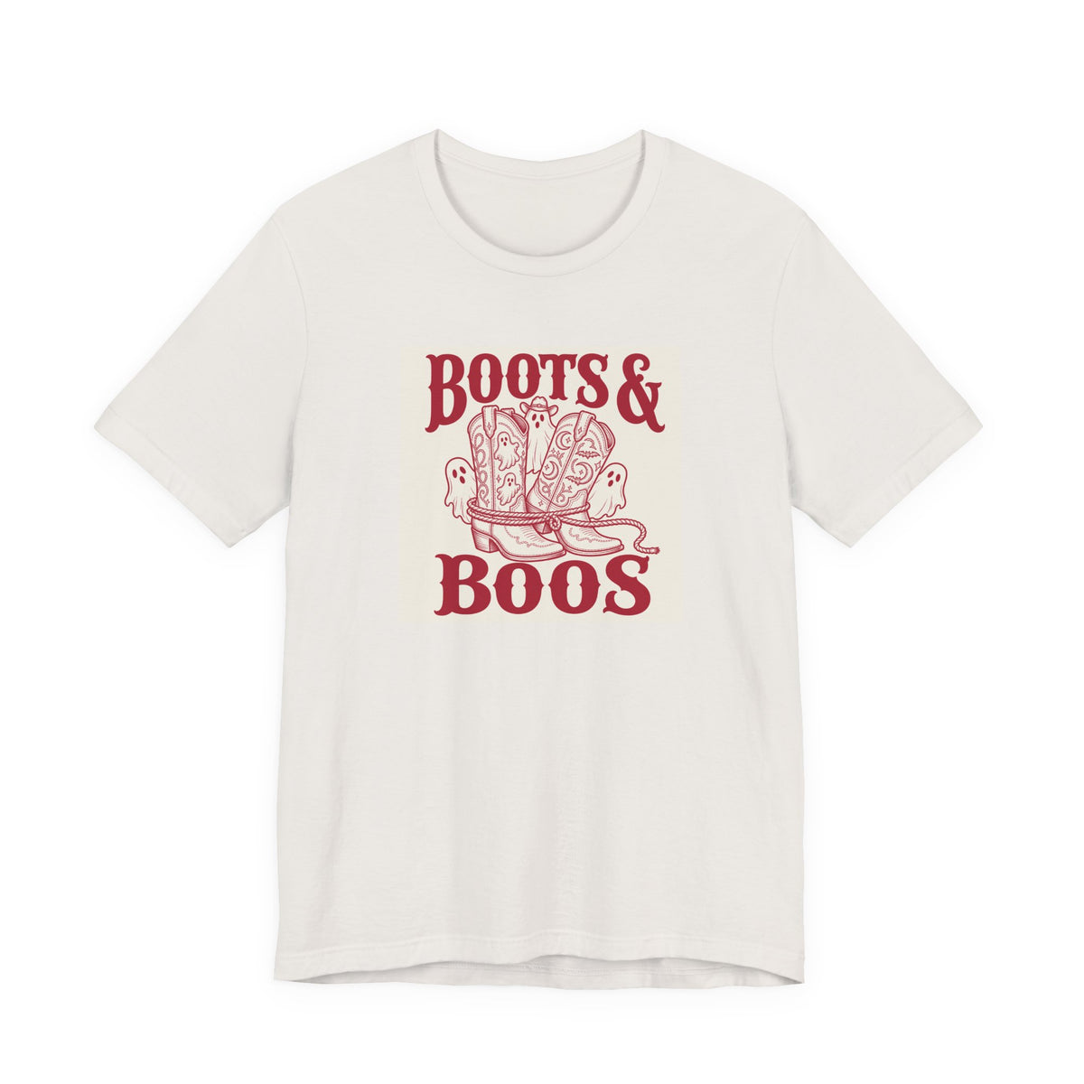 Western Boots Boo Crew T-shirt – original NewGiftDay design, view 5