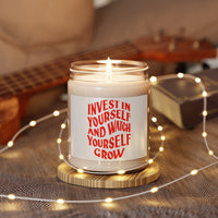 Invest in Yourself candle – original NewGiftDay design, view 3