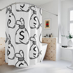 Money Sacks Pattern Shower Curtain