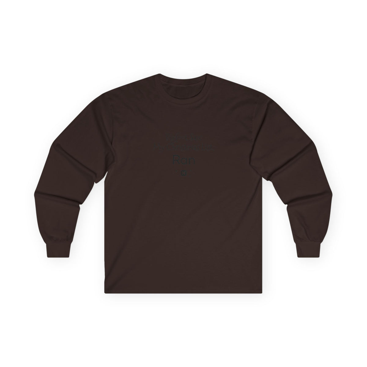 Bigfoot Christmas List long sleeve tee – original NewGiftDay design, view 13